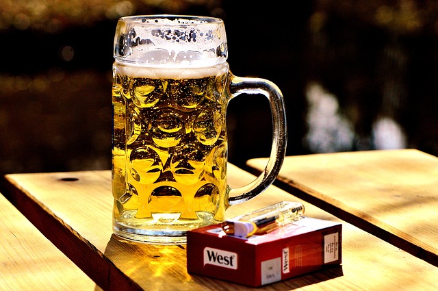 ビールとたばこ
